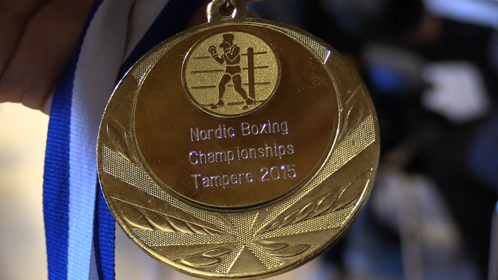 Gilleleje Bokseklub nordisk mester Tobias Møllenberg 28-3-2015 - foto Allan Andersen
